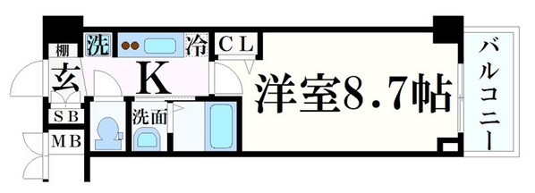 兵庫駅 徒歩7分 3階の物件間取画像